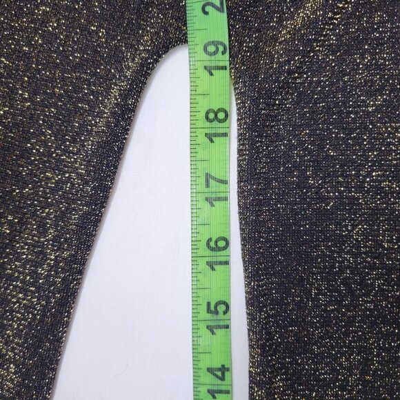 Gold Stretch Pants Tights or Leggings - Size Petite or Small - Picture 9 of 14